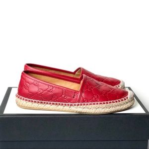 ‼️SOLD‼️Gucci Signature leather espadrilles